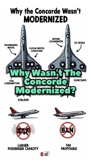 Why wasn't the Concorde modernized? The Concorde remains a breathtaking icon of aviation—a sleek machine that halved transatlantic flight times by flying at twice the speed of sound. So why did this engineering masterpiece fade away without a successor? The core issues were economic and environmental. Firstly, the Concorde was notoriously fuel-inefficient. Its massive thirst for jet fuel resulted in staggering operating costs and ticket prices often exceeding $12,000, making it a luxury only for