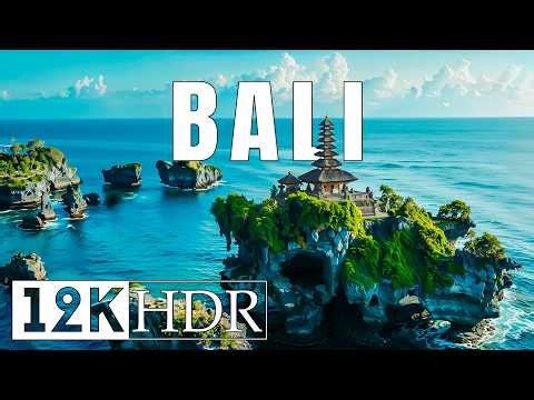 Bali 8K - Tropical Paradise, Lush Landscapes & Ocean Views Aerial Journey | Around The World 12K