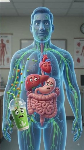 Protein powder side effects #animation #proteinpowder #medical #education #liver #heart #science