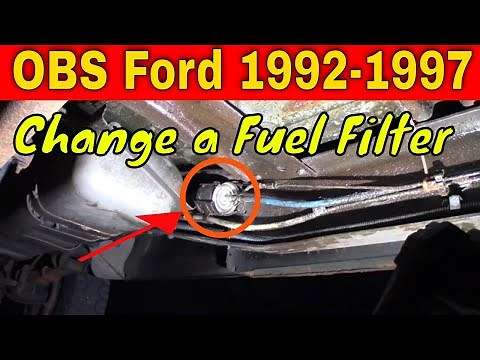 How to Replace a Fuel Filter: 1992-1997 OBS Ford Truck