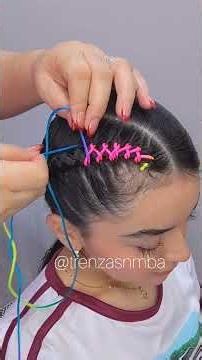 ideas ❣️ #peinadosfaciles #peinadosparaniñas #trenzas #peinados #peinadosconliga #viral