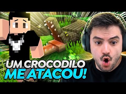 UM CROCODILO ME PEGOU NO MINECRAFT #3.29