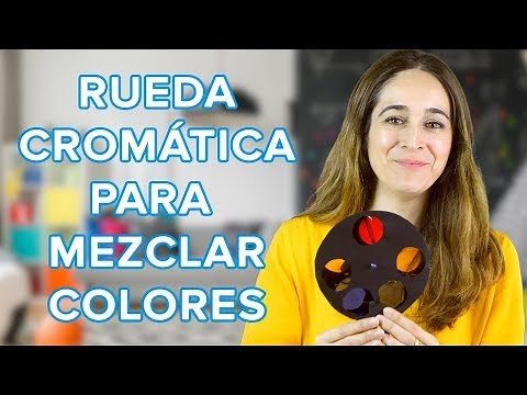 Cómo hacer una rueda cromática para mezclar colores | Experimentos caseros para niños 🤗