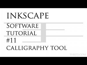 Inkscape Software Tutorial #11 Calligraphy Tool