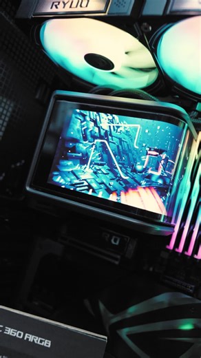 ROG Global on Instagram: "The ROG Ryuo IV 360 SLC ARGB brings a massive 6.7” curved AMOLED display to your rig. 😎​⁣ ⁣ See more: ​⁣ 👉🏼https://rog.asus.com/cooling/cpu-liquid-coolers/rog-ryuo/rog-ryuo-iv-slc-360-argb/⁣ 👉🏼https://www.asus.com/microsite/all-in-one-liquid-cooling/"