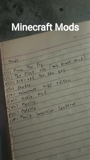 top 9 Minecraft mods | Minecraft mods list #gaming #minecraft #minecraftmods #modslist #viralmods