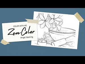 COLOR with ME !! ZEN COLOR 🎨 - Color By Number