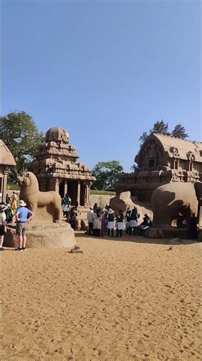 ✨ Ancient Engineering Marvel in India 🇮🇳 Pancha Rathas