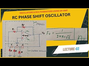 RC Phase Shift Oscillator using Op-Amp