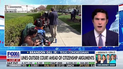 Not everybody born on American soil is an American citizen, Rep. Brandon Gill says