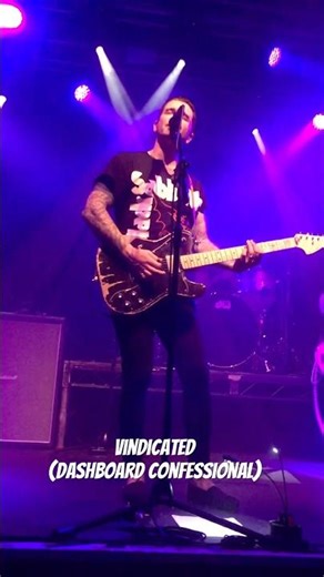 Vindicated #dashboardconfessional #concert #manchester