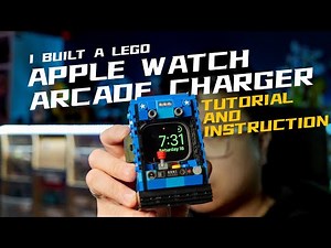 I built a LEGO Apple Watch Arcade Charger Stand | Build Your Own with Me! (Tutorial & instructions)