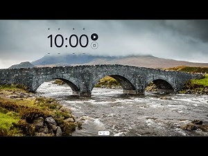 Silent 10-Minute Timer River and Bridge