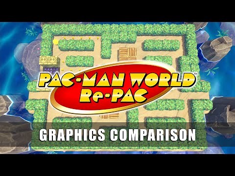 PAC-MAN WORLD Re-PAC – Graphics Comparison: Areas 1 & 2