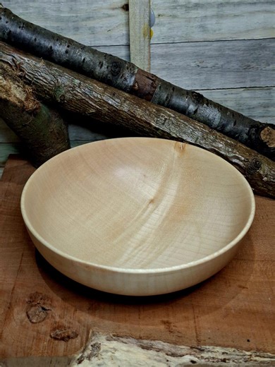Rustic Handmade Sycamore Wood Bowl 6x2 Inches - Etsy