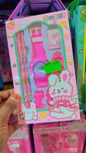 pencil box kit🌷 pencil pouch #pencilbox #clay #stationery #shorts #korean #schoolsupplies #compass