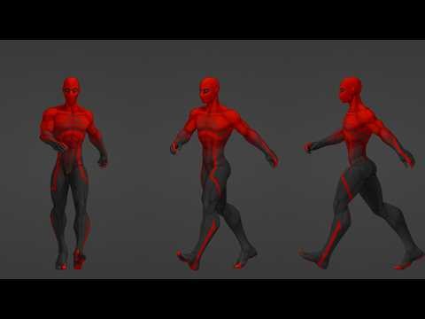 Male Walk Cycle Animation | Blender