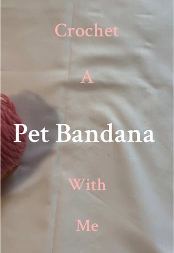 Cute Crochet Bandanas for Pets