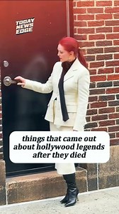 3.9K views · 36 reactions | From hidden scandals to unexpected truths, these Hollywood legends had surprising stories revealed only after their passing. Discover the secrets that changed how we remember these icons forever. ✨ #HollywoodLegends #UntoldStories #HollywoodLegends #CelebritySecrets #PosthumousRevelations #FamousScandals #BehindTheScenes #HollywoodDrama #CelebrityNews #PopCulture #IconicStars #LegendaryRevelations | Todays News eddge | Facebook