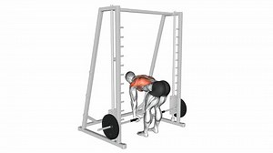 Smith Machine Bent Over Row 3d Stock Footage Video (100% Royalty-free) 1043189764 | Shutterstock