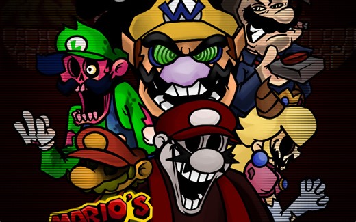 FNF优质马里奥EXE模组：Mario's Monday Night Massacre