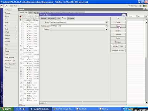 How to block port scan attack using mikrotik router firewall rule configuration