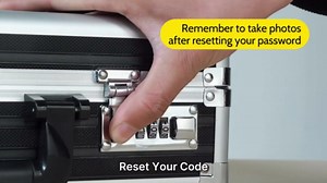 File Organizer Storage Box - 14.2 x 9.4 x 4.5 Inch Medium, Portable Locking Storage Totes with Dual Combination Locks for Cash, Documents & Valuables - Black