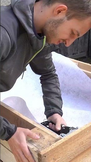 Fabrication d'un potager surélevé en palette