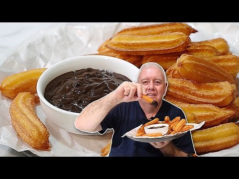 EASY Churros – CLASSIC Recipe with CHOCOLATE Sauce