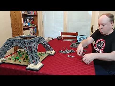 LEGO 10307 Eiffel Tower build in two minutes