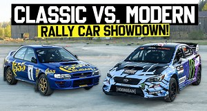 Ken Block Tests A 90s Impreza WRX STI Against His New Rally Subaru | Carscoops