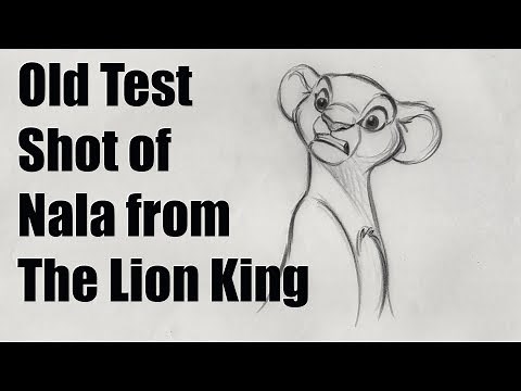 Lion King Animation - Nala Rough Pencil Test