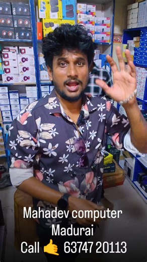 Sabari on Instagram: "Mahadev computer madurai 063747 20113 Keyboard Ram mouse wireless mouse wireless keyboard CPU 🖥️ *பொருட்கள் (Products):* - Desktop Computers (Assembled / Branded) - Laptops (Dell, HP, Lenovo, etc.) - Computer Accessories: - Mouse, Keyboard, Headphones - Monitors, Webcams, Speakers - UPS, Cables, Adapters - Internal Parts: - Hard Disks / SSDs - RAM - SMPS, Motherboards, Processors - Printers (Inkjet / Laser), Cartridges, Ink Bottles - Networking devices (Routers, LAN cables