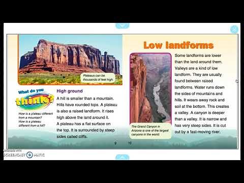 Earth's Landforms and Bodies of Water by Natalie Hyde