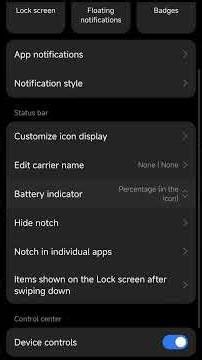 How to on full screen mode setting & hide camera shade setting! #settings #mobile