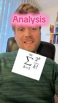 Convergence of series #analysis #calculus #uni #math