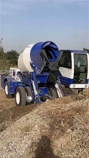 Self-Feeding Concrete Mixer Truck | Chinese Technology Shocking the World #earthopstv #automobile
