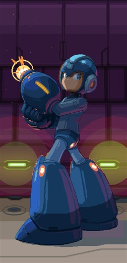 Mega Man!#megaman #megamandualoverride #pixelart