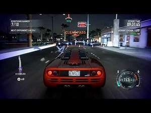 NFS The Run – McLaren F1 vs Nikki & Mila | Boss Race + Vegas Escape (PC UHD) [4K60FPS]