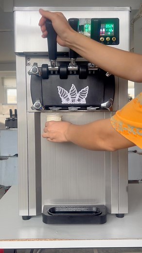 ZM-SCA168 Commercial Ice Cream Machine: Perfect Matcha Soft-Serve Demo! See how the ZM-SCA168 can elevate your dessert menu! This video shows it creating delicious, high-quality matcha ice cream with ease. Why Choose It? • High Output:16-18L per hour capacity. • Dual-Hopper Design:Enables continuous production. • User-Friendly:Smart alerts and a clear display for easy operation. • Globally Certified:Meets CE, FCC, ISO standards. Ideal for boosting sales in cafes, shops, or mobile units. Contact 