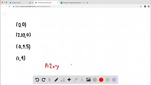 SOLVED:Graph each system of constraints. Name all vertices. Then find the values of x and y that maximize or minimize the objective function. Find the maximum or minimum value. { 3 x y ≤7 x 2 y ≤9 x ≥0, y ≥0 . Maximum for P=2 x y