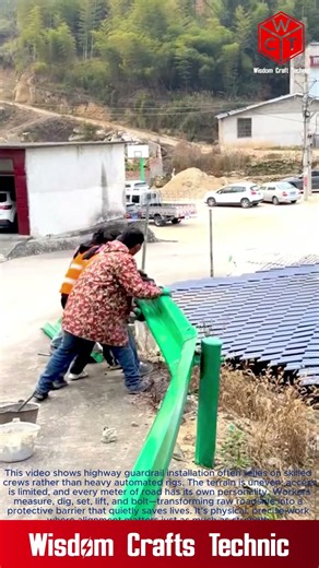 Manual Installation Process of Highway Guardrail in Rural Areas: Building Safer Roads