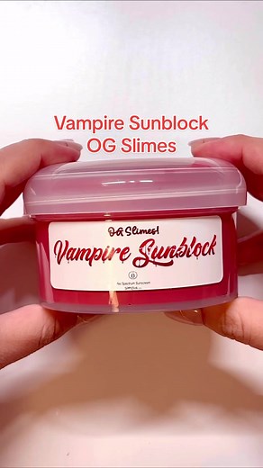 Vampire Sunblock Review: Thick and Holdable Slime