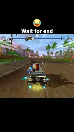 Wait for end 😂 electric shock 😂 #bbr2 beachbuggyracing2 #bbracing