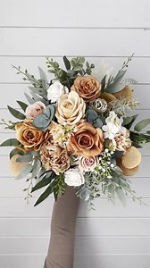 Bridal Bouquet, Orange Bridal Bouquet, Terracotta Wedding Bouquet, Wedding Bouquet, Rustic Bridal Bouquet - Etsy