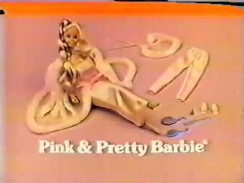 80's Ads: Pink & Pretty Barbie 1981 Mattel