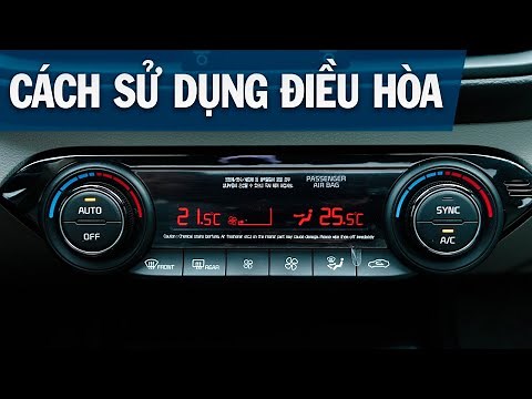 Cách sử dụng điều hòa trên ô tô