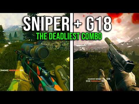 Sniper + G18 is the Deadliest Combo in Battlefield 4 | BF4 Gameplay