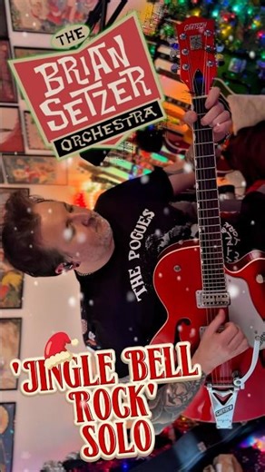 Brian Setzer Solo “Jingle Bell Rock”