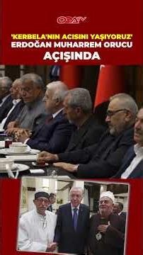 Erdoğan attended the Muharram Month Fast-Breaking Meal program